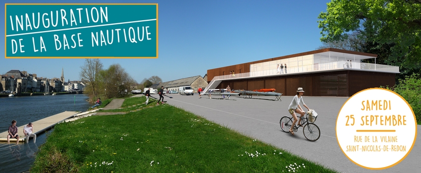 base nautique, vélo, piétons, sportifs, eau