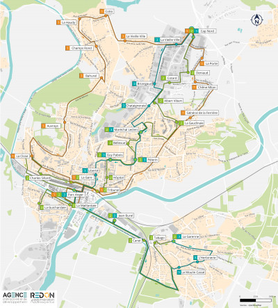 carte transports urbains 2022